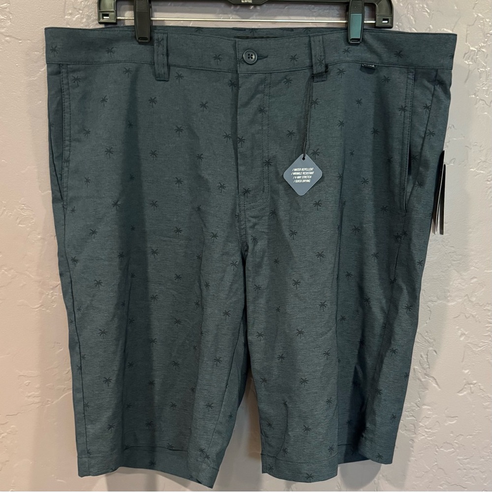 NWT🔖  Travis Matthew Heather Blue Nights Cue It Up Shorts - 38